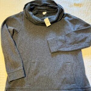 J.Crew Factory Funnel-Neck Pullover Sweatshirt Size XXL NWT